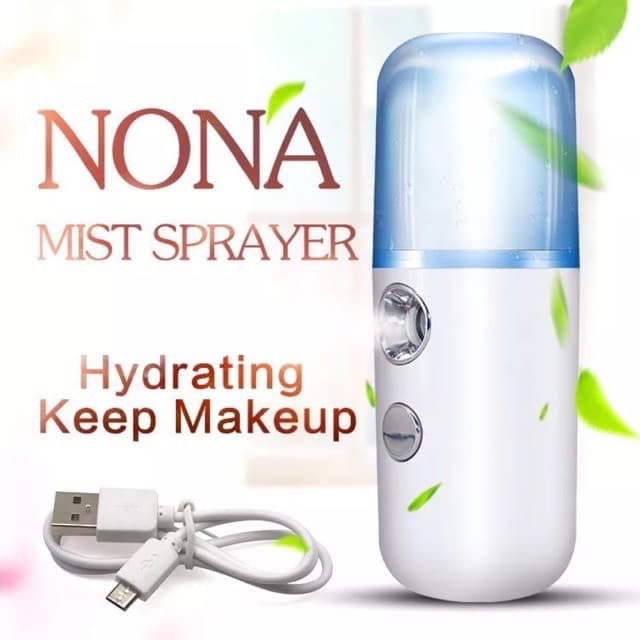 Nano Spray Perawatan Wajah Mini Portable USB Mist Sprayer Pelembab