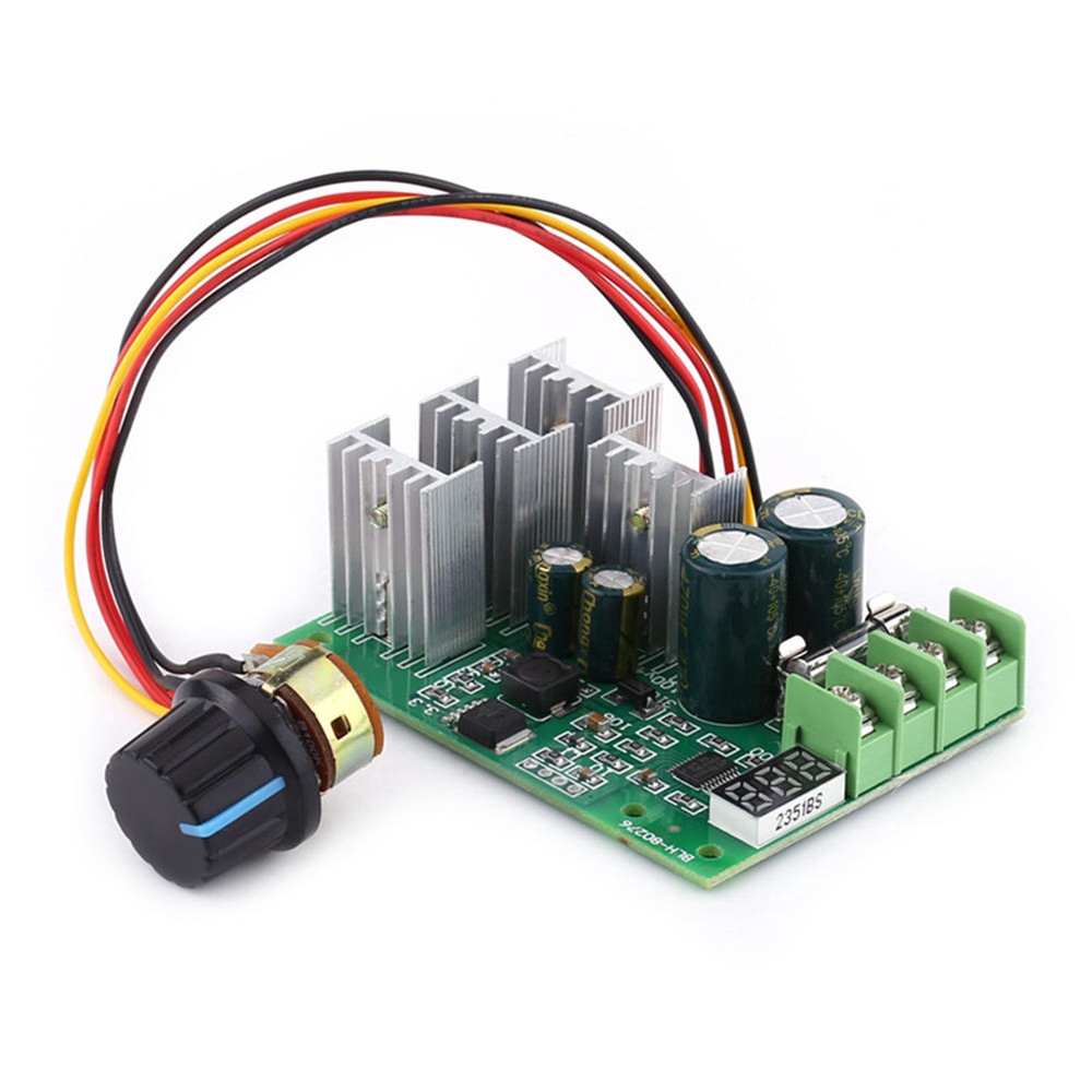 ✫〖ready to ship/COD〗✫   30A DC6-60V PWM Motor Speed Controller Module Dimmer Arus Regulator dengan Display Display