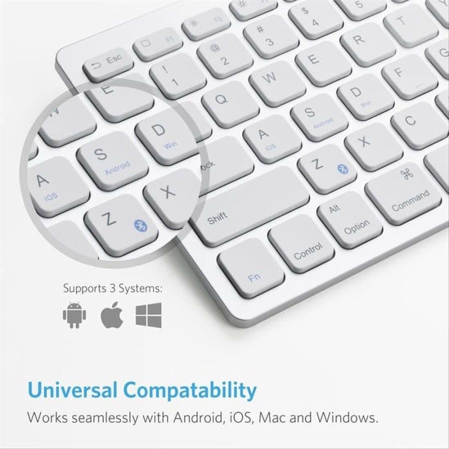 Anker Keyboard Bluetooth Ultra Slim - SKU : A7726 - Garansi Resmi 18 Bulan