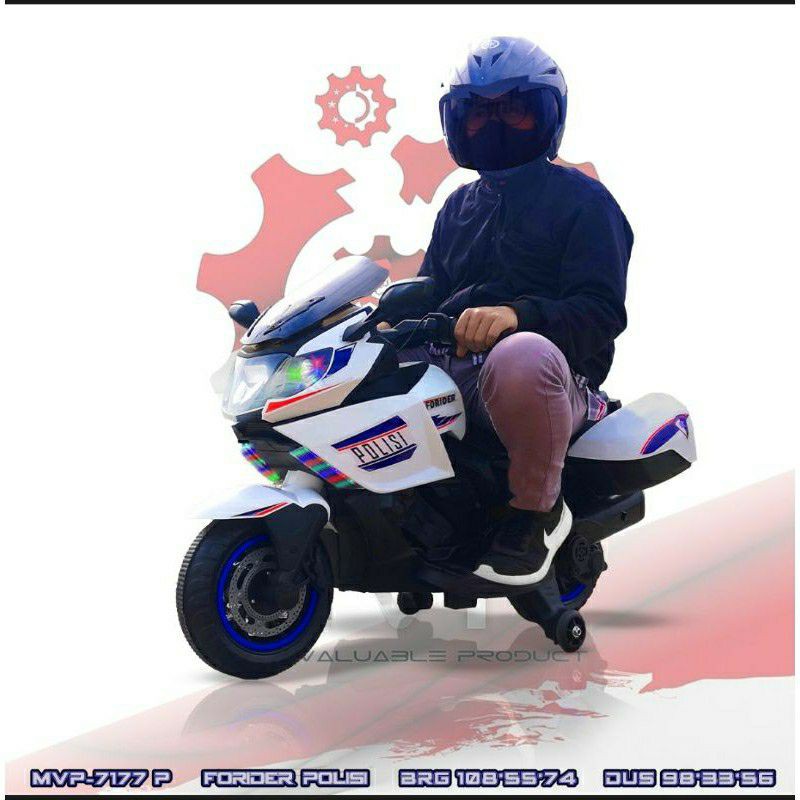 Mainan anak Motor Sport Aki Mobil Aki Pmb M688 Sepeda Anak Roda Tiga Tricycle Bmx