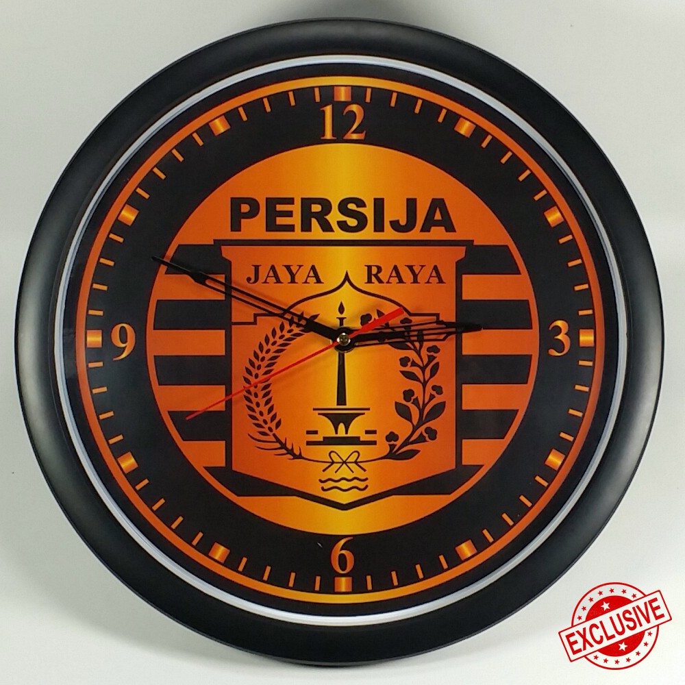 (ISTIMEWA BOSSQUE) JAM DINDING CUSTOM PERSIJA TIPE-1