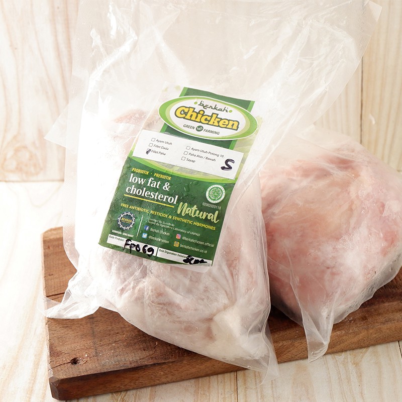 

Fillet Paha Ayam Boneless Probiotik Organik Berkah Chicken