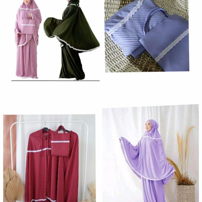 mukena plisket dewasa
