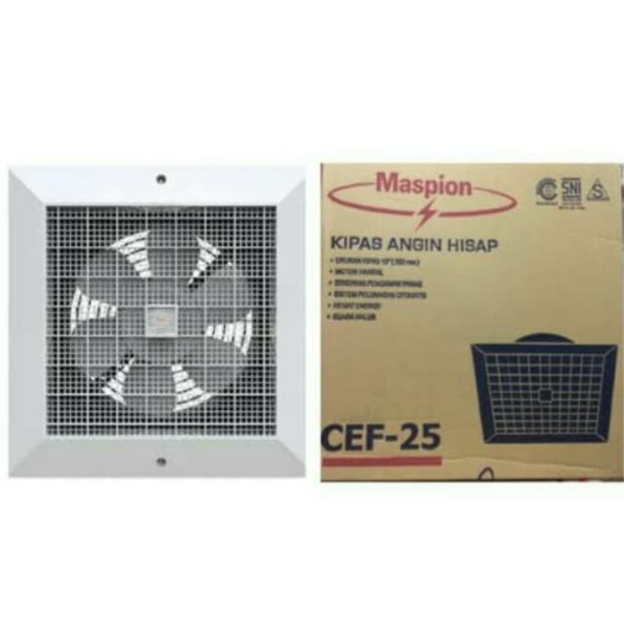 MASPION Exhaust Fan Plafon 10 inch CEF 25 / CEF25 / Kipas Angin Hisap 10&quot;