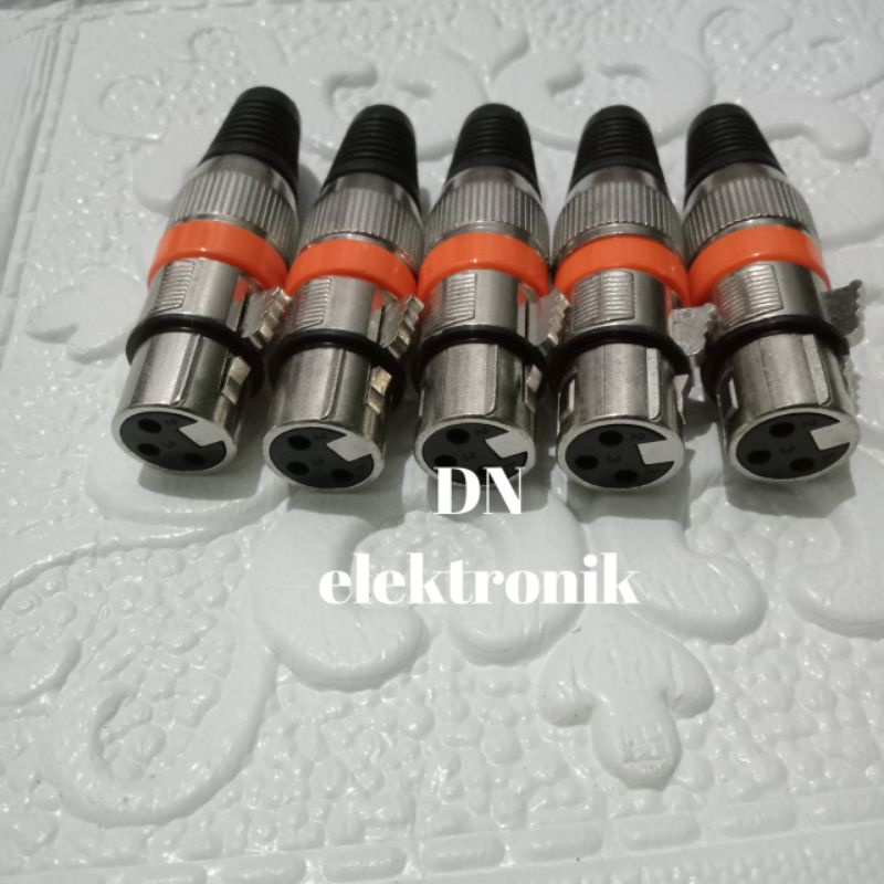 soket Canon female xlr 3pin terlaris