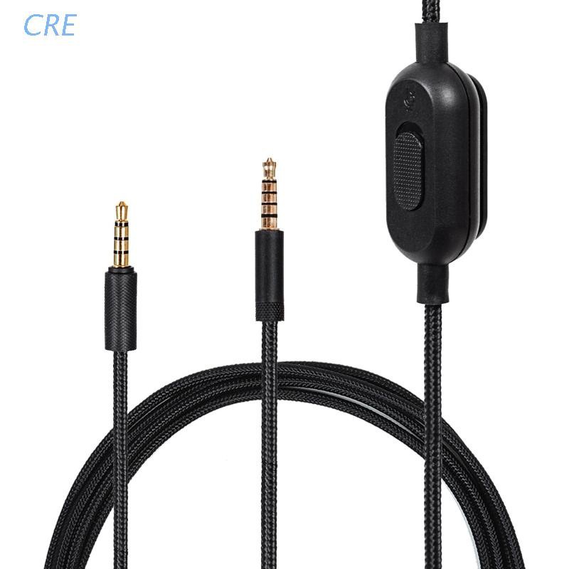 Cre Kabel Audio Headphone Portable Untuk Logitech Gpro X G233 G433 Hyperx Cloud Mix-Alpha