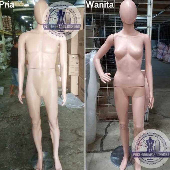 [[COD]] MANEKIN PATUNG BAJU PRIA WANITA FULL BODY PLASTIK TERBARU Kode 208