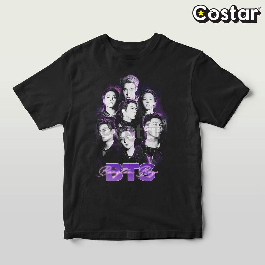 Kaos BTS - Bangtan Boys - All Member Purple