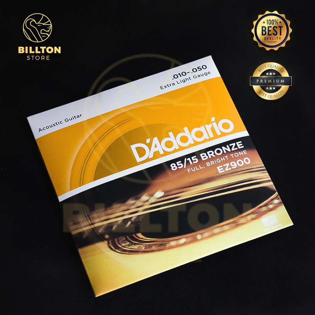 Senar Gitar Akustik String Daddario D'Addario Acoustic Strings ( Gratis Pick )