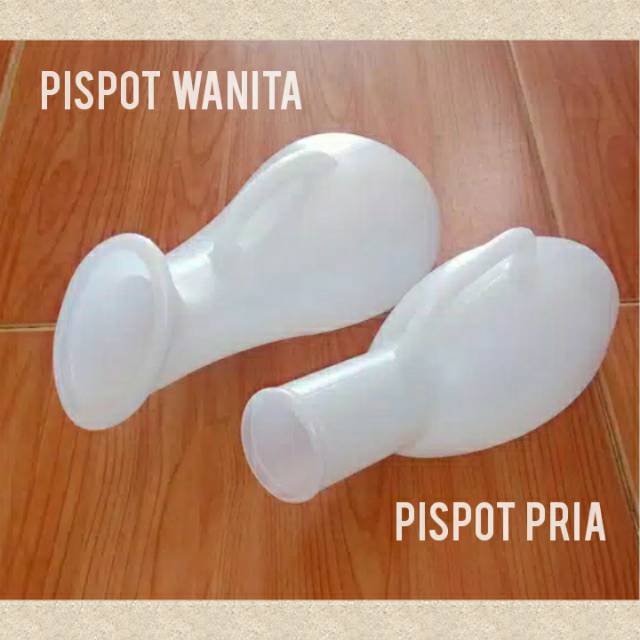 Pispot Pria dan Wanita/pispot tutup biru