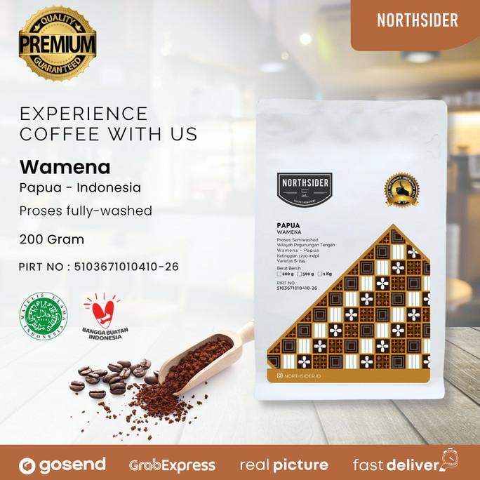 

[ COD ] BIJI KOPI ARABIKA PAPUA WAMENA IWASHED - 200GR NORTHSIDER COFFEE MURAH Kode 893