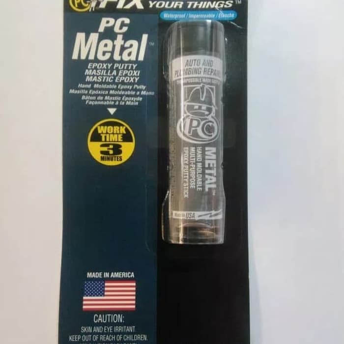 

Lem besi , logam / PC FIX METAL epoxy putty