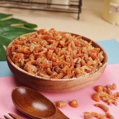 

Ebi Udang Kering Kalimantan 250 gram / Hebi Udang Bersih Tanpa Kulit