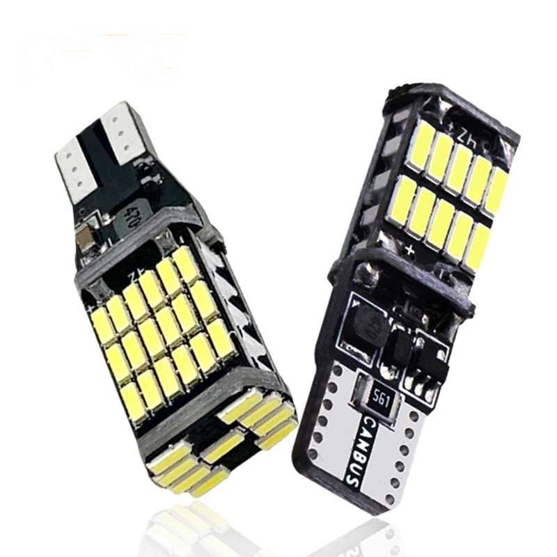 Lampu LED Mobil SMD T15 W16W 4014 45SMD 12V 6500K 1PCS - Black