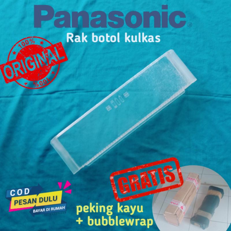 RAK BOTOL KULKAS PANASONIC 1PINTU