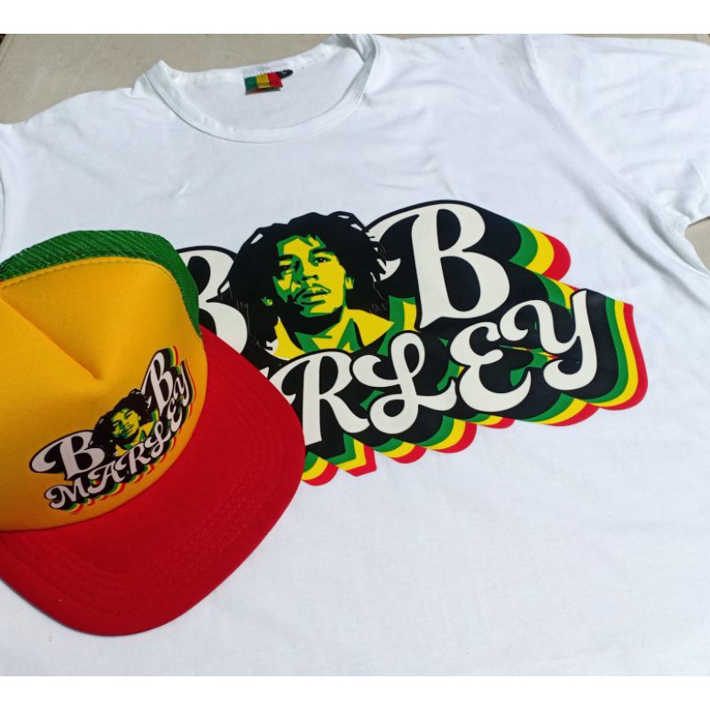 kaos topi Bob Marley rasta baju reggae original jatimaika