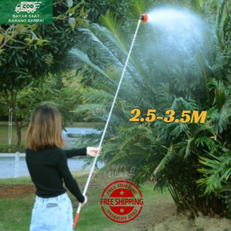 Stik sprayer panjang 3.5 M -2.5M Teleskopik pipa sprayer pertanian semprot hama