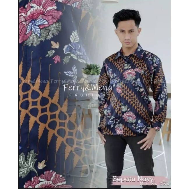 Harga Promo//Baju Batik Pria//Batik Pesta//Batik Terbaru//Batik Seragam Pesta/pakaian tradisional/batik termurah/Baju Batik Pria lengan panjang