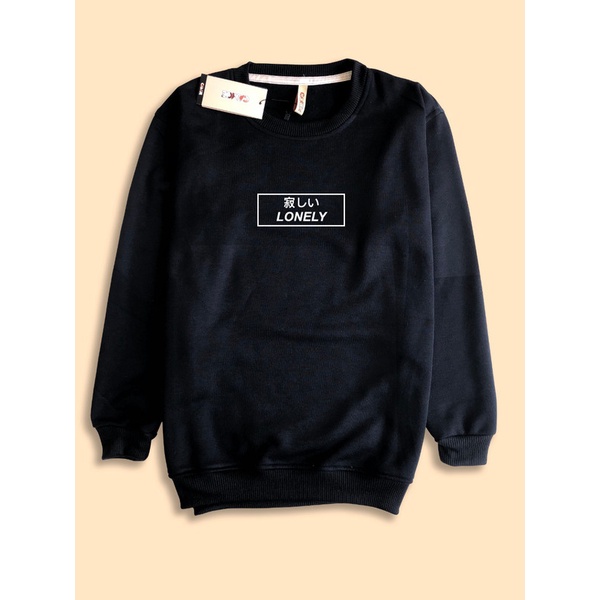 Sweater Crewneck Premium CAMOE Lonely Japan