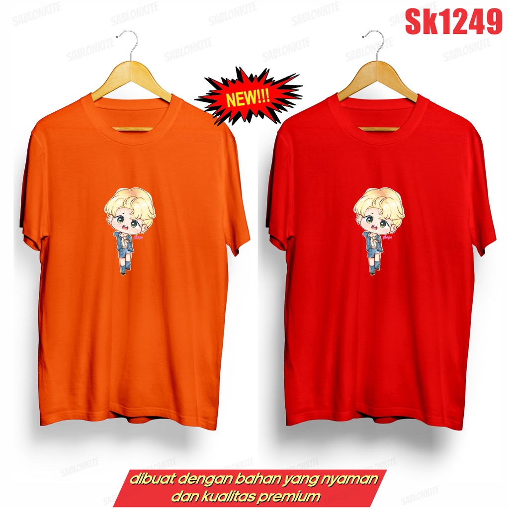 MURAH!!! KAOS KPOP JHOPE JH CARTOON SK1249 UNISEX ADA KAOS ANAK