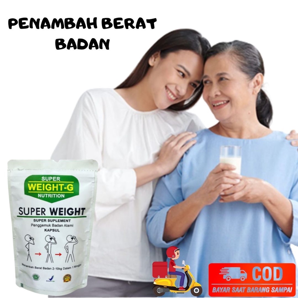 Penambah Berat Badan SUPER WEIGHT GAIN asli ORIGINAL 100% ampuh dari apeton appeton osamilk master w