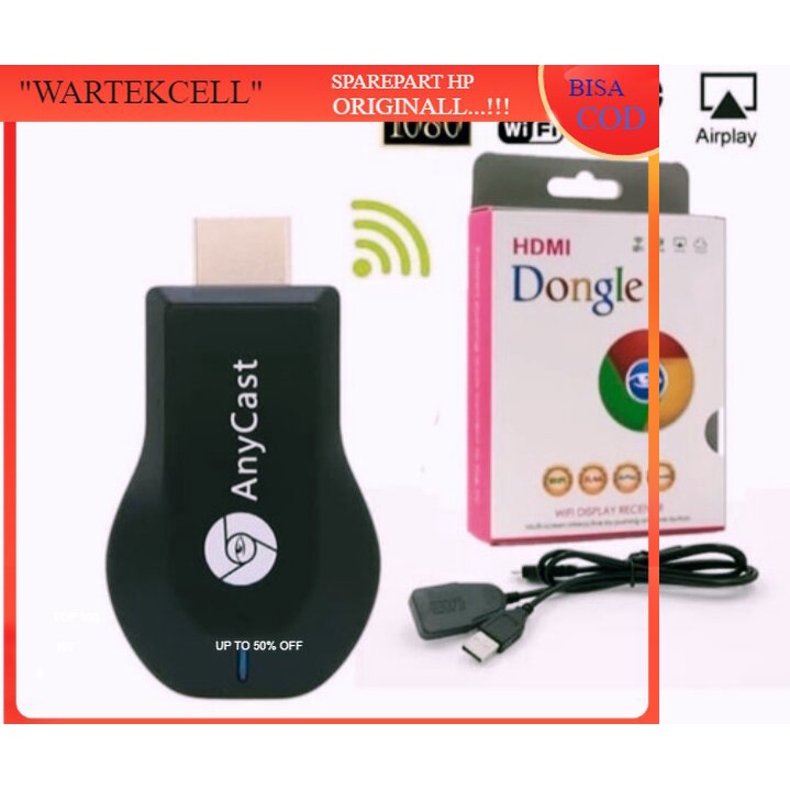 ANYCAST DONGLE HDMI WIFI DISPLAY RECEIVER TV - HDMI DONGLE