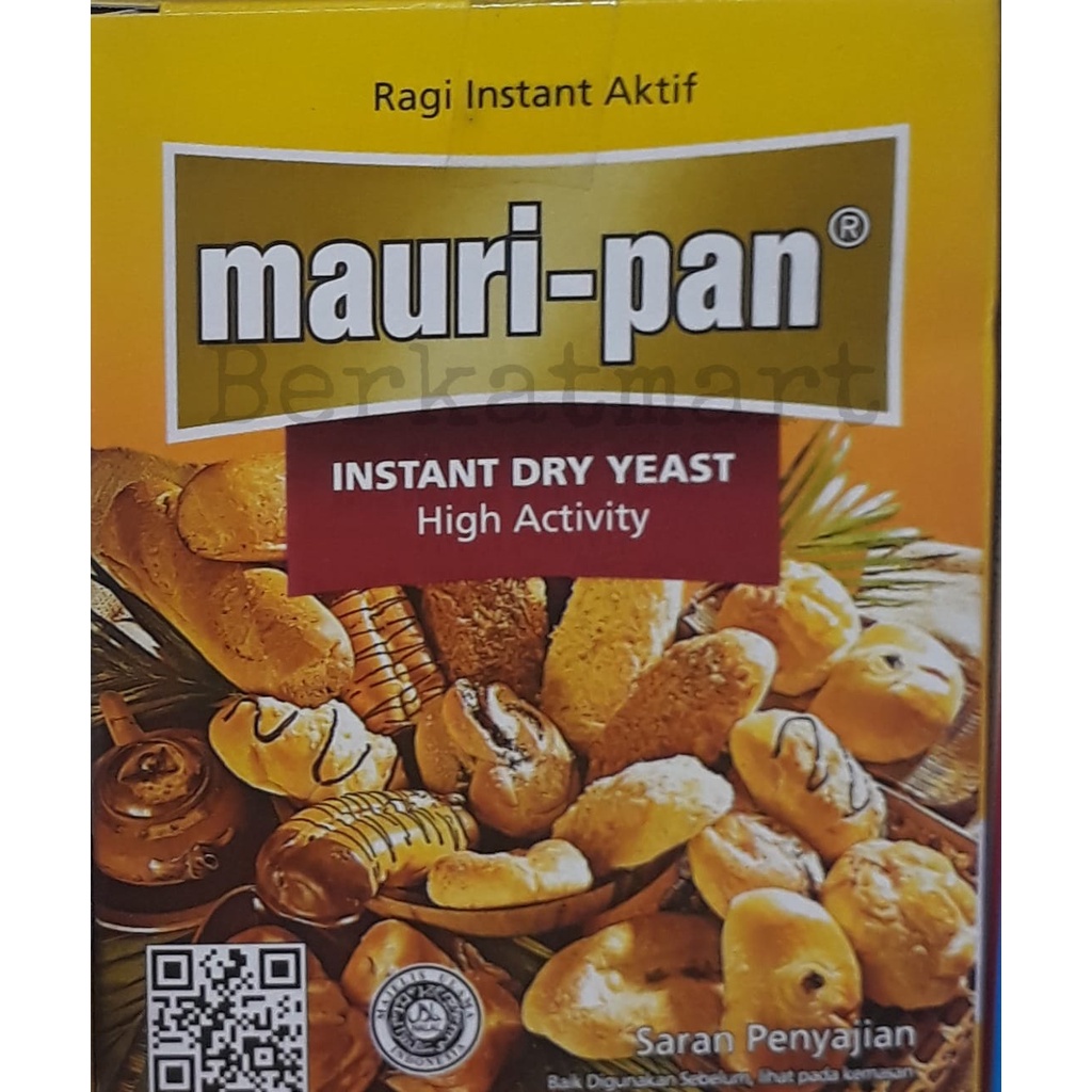 Murah MAU-RIPAN DRY YEAST MAURIPAN Ragi Instan Sachet (4 x 12 Gram)