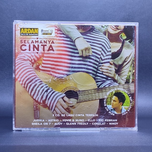 CD SELAMANYA CINTA WARNA SHEILA ON 7 GLENN FREDLY RATU TERRY ASTRID