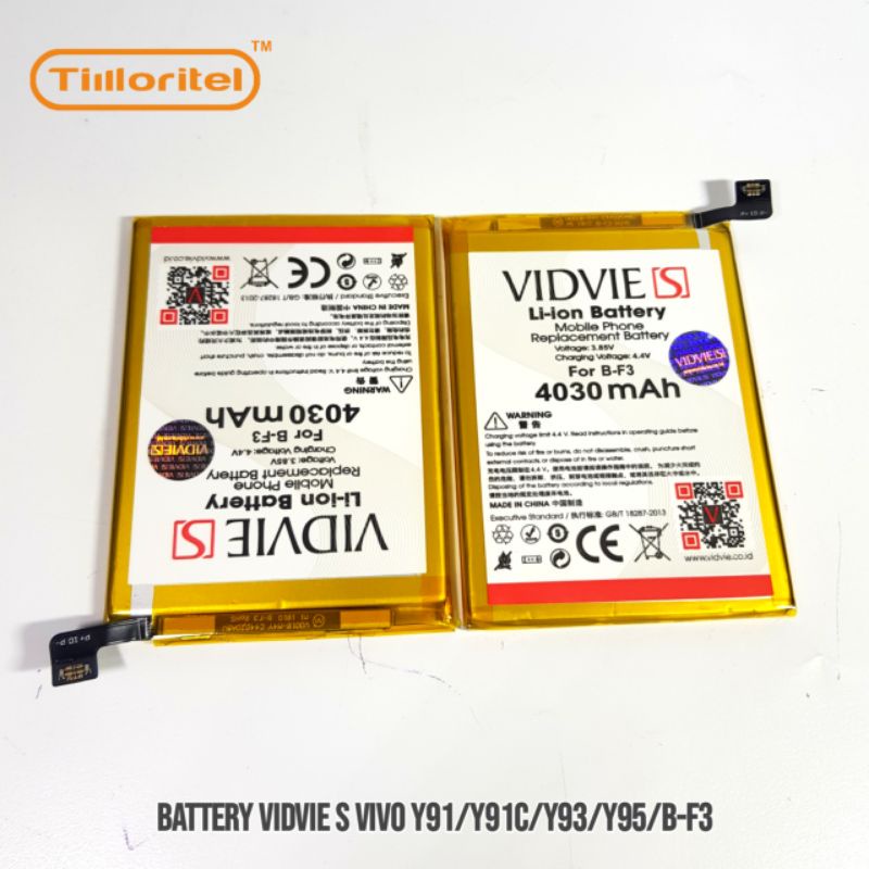 BATTERY VIDVIE S Y91-Y91C-Y93-Y95/B-F3