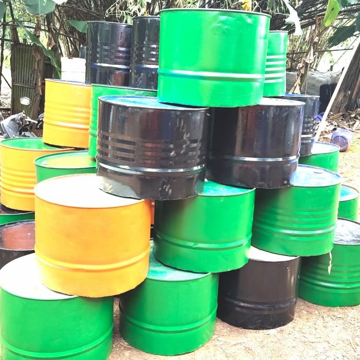 Jual Harja Tong Sampah Drum L Pot Besar Cm Tempat Bakar Sampah T Cm X L Cm Shopee