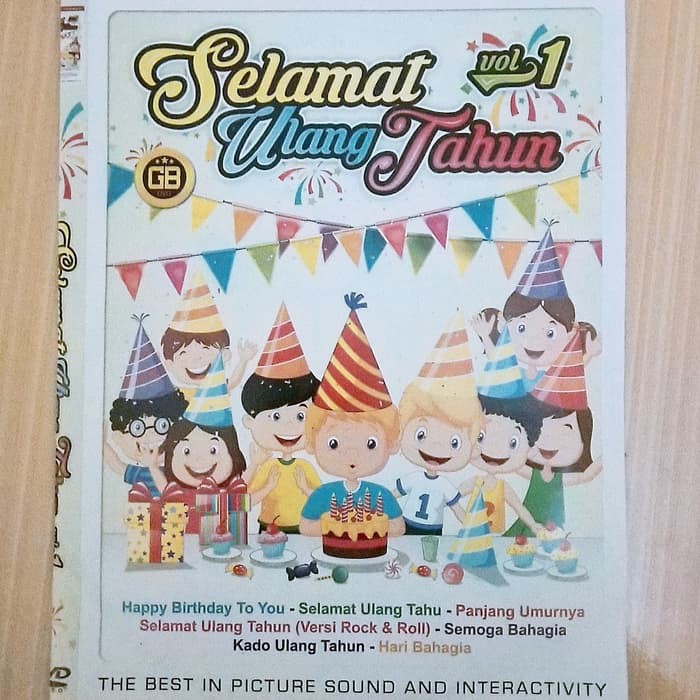 TERLARIS Kaset Dvd Karoke Anak Anak Selamat Ulang Tahun