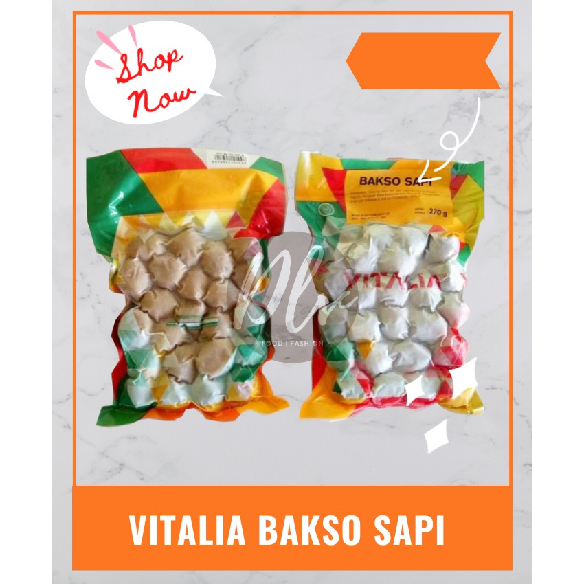 

vitalia - bakso sapi 640g