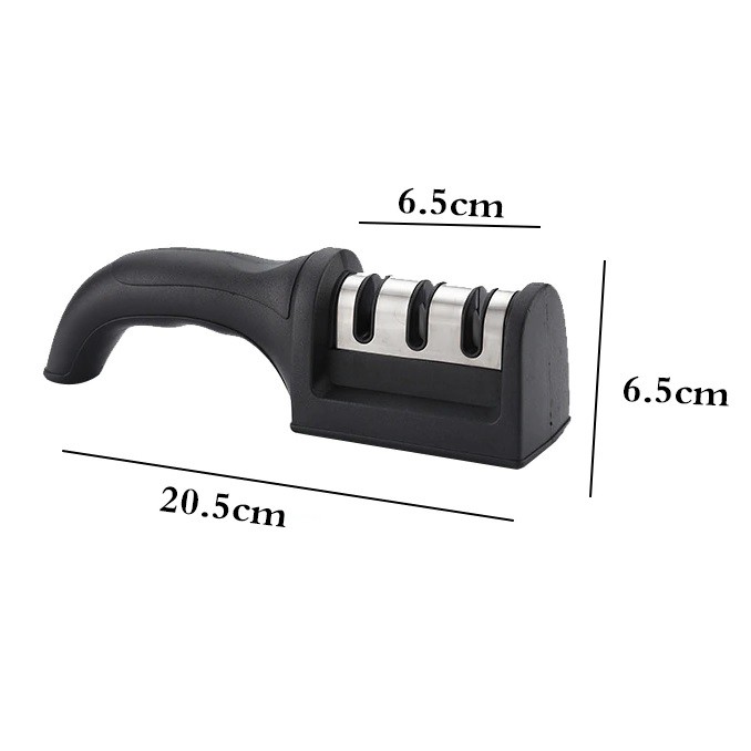 Knife Sharpener 3 Stages Pengasah Pisau Slot Asah Quick Sharp Grinder