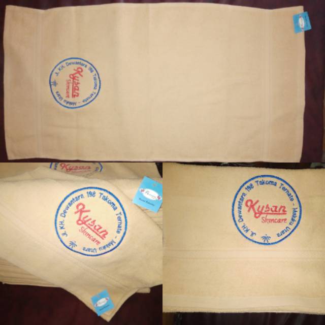Handuk 35*70 Bordir  | Handuk Klinik  | Handuk spa | Handuk olahraga | Handuk facial | Handuk sport