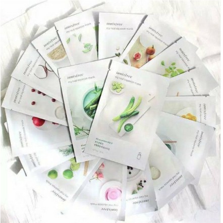 [PROMO] Innisfree Sheet Mask My Real Squeeze Masker Innnisfree wajah muka