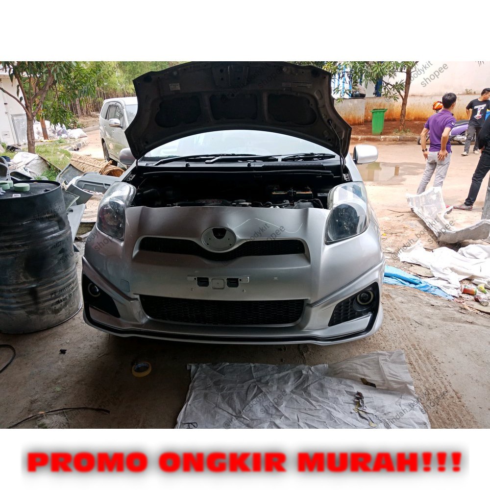 AKSESORIS MOBIL BODYKIT TOYOTA YARIS 2006 2007 2008 2009 2010 2011 UP TRD