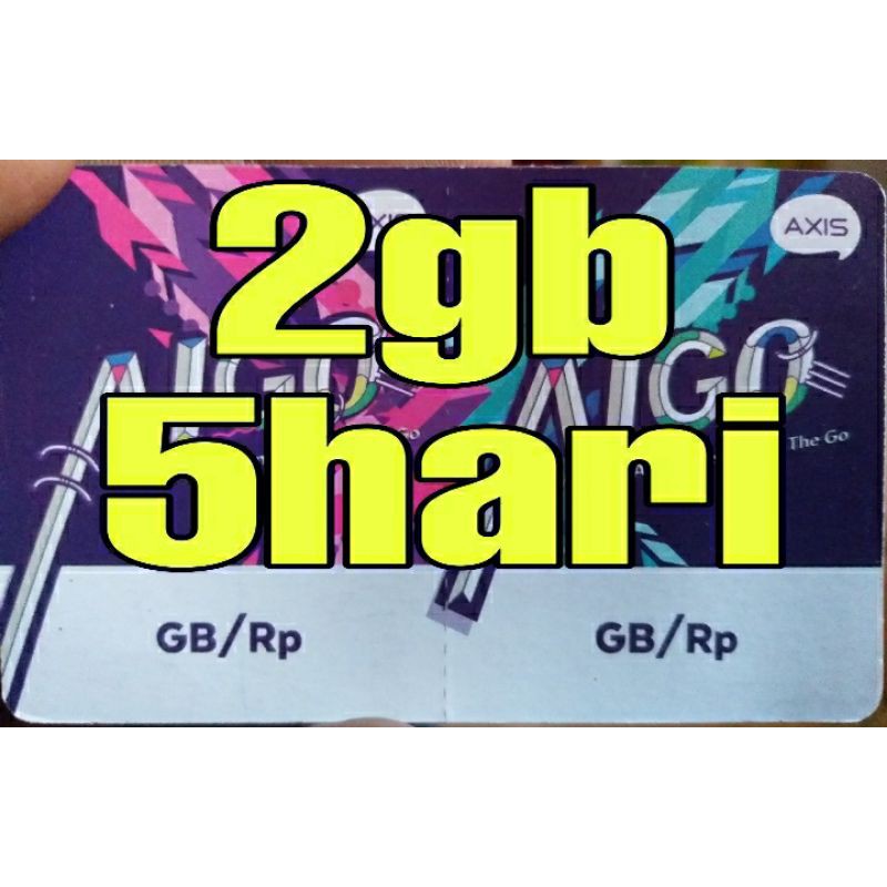 VOUCHER AIGO AXIS 2GB 5HARI NASIONAL