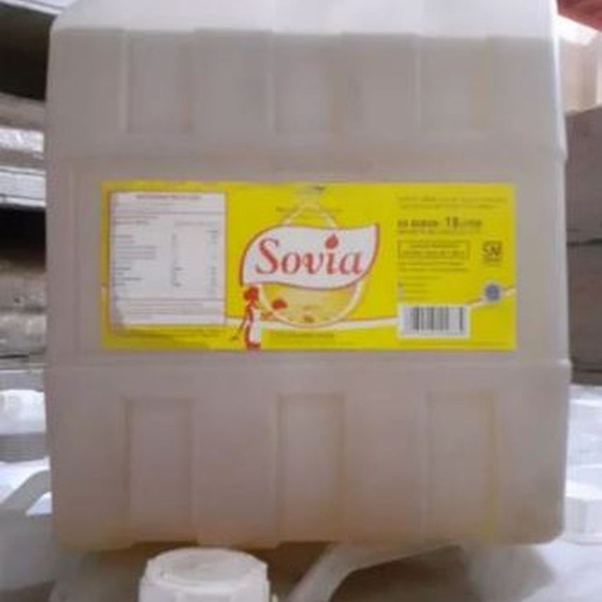 minyak goreng sovia 18 liter