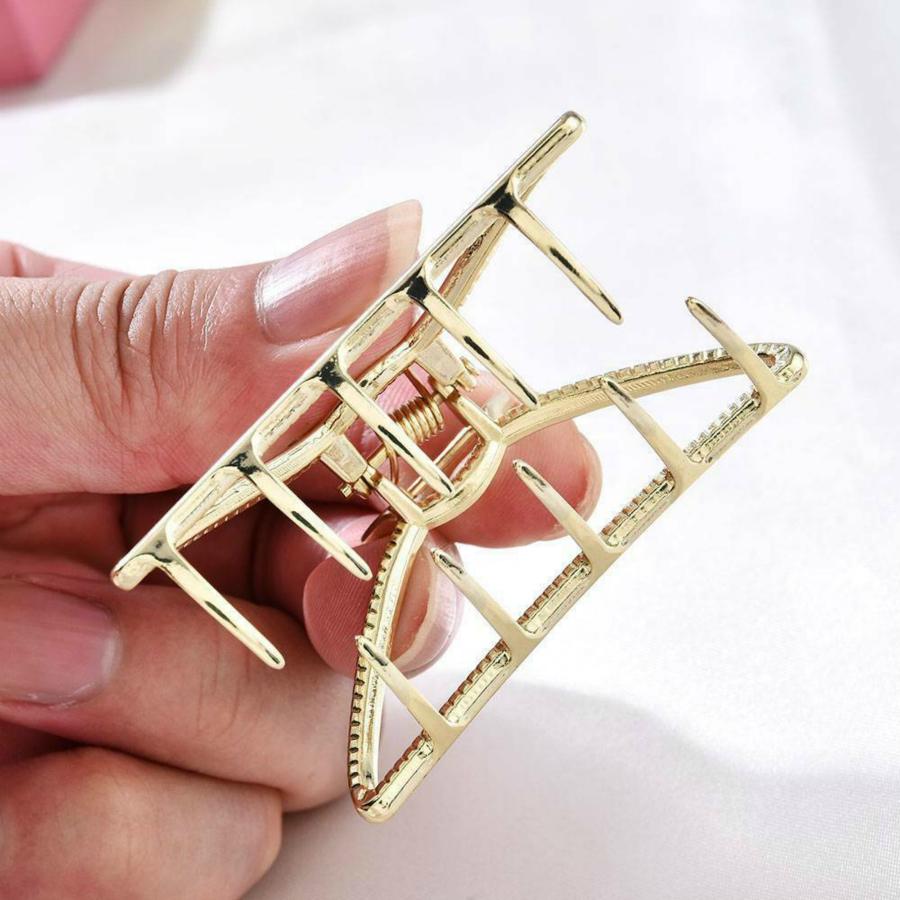 [Women Metal Creative Hair Clips] [Girls Korean INS Style Hair Claw] [Ladies Simple Casual Hair Claw]