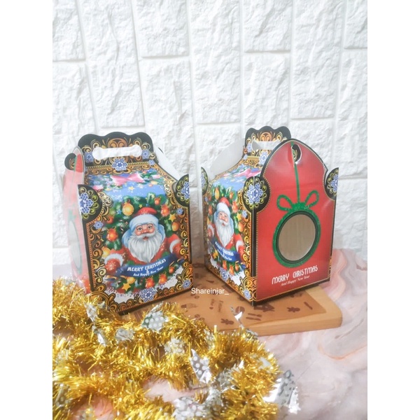 

Box Kotak Packaging Hampers Kue Kado Natal Christmas 2 Toples 500g #3