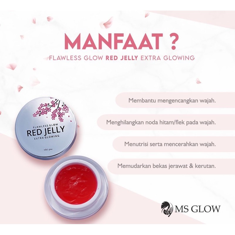 RED JELLY FLAWLESS MS GLOW FREE GIFT