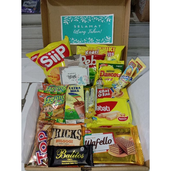 

SNACK BOX/HAMPERS/GIFT/GIFTCUSTOM/Hadiah/