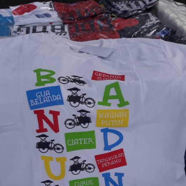 Baju bandung/oleh2 bandung kaos bandung