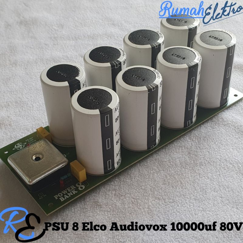 Kit PSU 8 Elco AUDIOVOX 10000uf 80V Dioda Kotak
