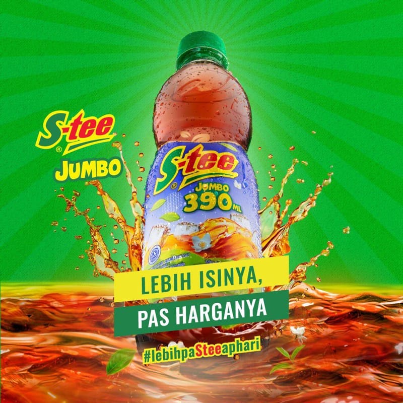 

ZAHIRA MART Minuman Kemasan Botol Teh Stee 390 Ml Jumbo