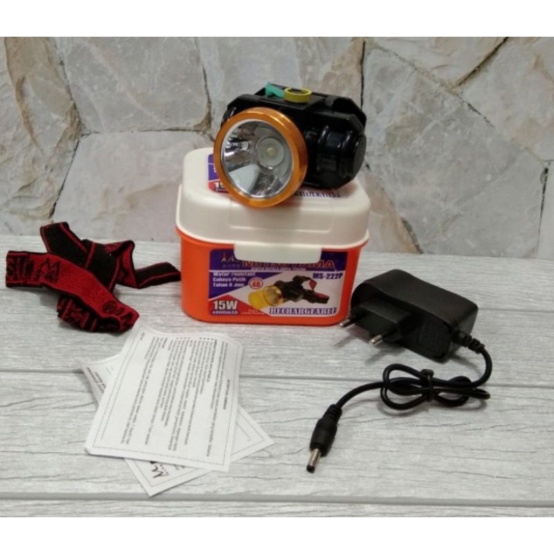 Senter Kepala Mitsuyama 15 Watt MS 222P