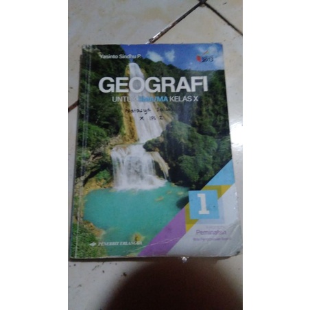 Geografi SMA kelas 10 Erlangga.