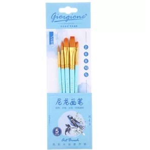 

giorgione brush/kuas lukis set G-158 5pcs (bird series)