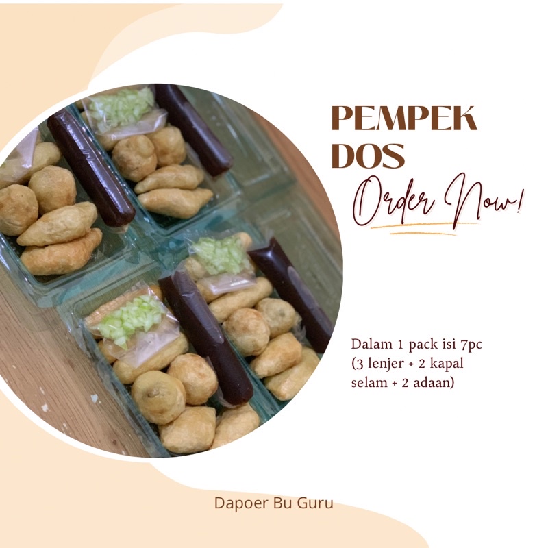 

Pempek Dos Frozen Dapoer Bu Guru Halal 100%