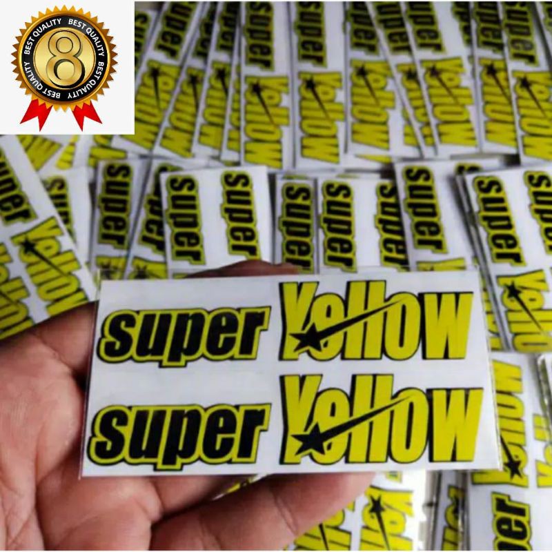 

Sticker Cutting Super Yellow isi 2
